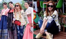 Minh Hằng 'đẹp mướt mắt' giữa đất trời Hàn Quốc