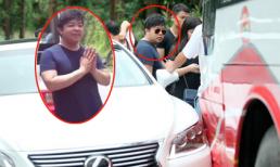 Xe tiền tỷ chở Quang Lê gây tai nạn khiến xe khách xém rơi xuống vực