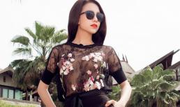 Trà Ngọc Hằng làm mới váy trăm triệu trong suốt siêu gợi cảm