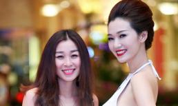 Khánh My khoe đường cong bốc lửa bên chị gái