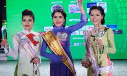 Áo dài Ngô Nhật Huy tôn vinh nét thanh tú của tân hoa khôi