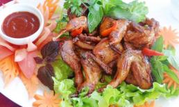 Chim cút quay bằng chảo nóng hổi