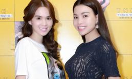 Ngọc Trinh bất ngờ kín đáo đến chia vui cùng Trà Ngọc Hằng