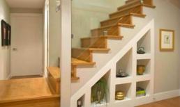 Tận dụng gầm cầu thang giúp tối ưu hóa không gian sử dụng