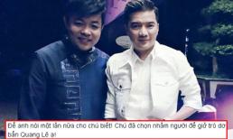 Mr Đàm: 'Chọn nhầm người giở trò dơ bẩn rồi Quang Lê' và tung tin nhắn 'khủng khiếp'