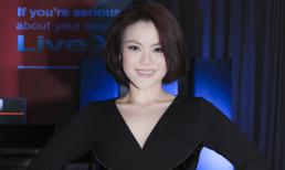 Hải Yến diện váy đen khoe làn da trắng ngần