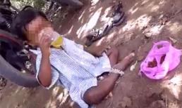 Cậu bé 4 tuổi ngồi 'nhậu' như người lớn