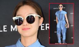 'Người đẹp nhìn thấy ma' diện đồ chắp vá đi dự sự kiện