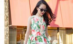 Linh Nga nổi bật trên đường phố Mỹ