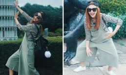 Minh Hằng tạo dáng siêu 'nhắng nhít' ở Hàn Quốc