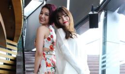 Quỳnh Chi tươi tắn bên Sĩ Thanh sau khi làm hòa với chồng