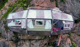 Buồng ngủ treo lơ lửng trên vách đá có 1-0-2