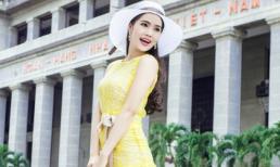 Nữ hoàng Du lịch Dương Kim Ánh xinh đẹp dịu dàng xuống phố