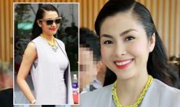 Tăng Thanh Hà chính thức lộ diện sau khi sinh quý tử