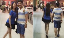 Siêu mẫu Quỳnh Thư tay trong tay đi chơi với người tình