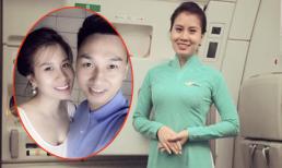 Bạn gái Thành Trung rạng rỡ với đồng phục Vietnam Airlines