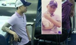 Lê Hoàng (The Men) tình cảm bên con trai trước giờ xuất ngoại