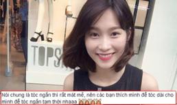 Hoa hậu Thu Thảo lên tiếng sau khi bị chê tóc ngắn 