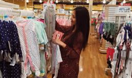 Kim Hiền hạnh phúc đi mua sắm đồ cho con sắp sinh