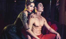 Diệu Huyền khoe sắc bên trai đẹp