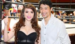 Jenny Tuyến khoe vòng một gợi cảm bên Johnny Trí Nguyễn 