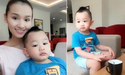 Con trai Lã Thanh Huyền càng lớn càng khôi ngô và phong độ