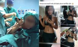 Hot girl hút mỡ vẫn chỉ lo chụp ảnh selfie và quay phim