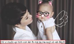 Trà My Idol suýt xô xát với chồng vì muốn đăng ảnh con lên facebook
