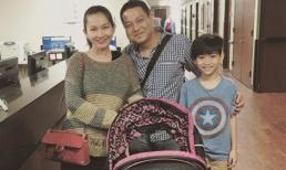 Kim Hiền và con gái mới sinh đã xuất viện về nhà