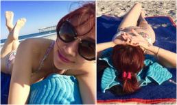 Pha Lê tắm nắng khoe dáng nóng bỏng trên bờ biển Mỹ