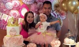 Duy Uyên tổ chức sinh nhật ngọt ngào cho con gái