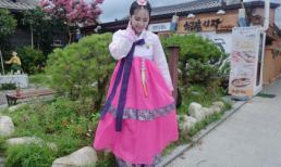 Quỳnh Nga xinh đẹp rạng ngời khi diện Hanbok