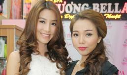 Diễm My 9X thay hai bộ đầm trong talkshow 'Làm đẹp cùng sao'