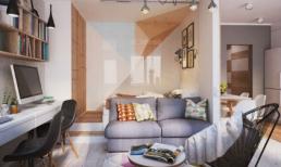 Nội thất đẹp của căn hộ có diện tích 40 m2