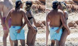 Siêu mẫu Heidi Klum và tình trẻ 'sàm sỡ' nhau trên bãi biển