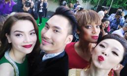 Hồ Ngọc Hà, Tóc Tiên rạng rỡ bên siêu mẫu Tyra Banks