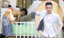 Phan Hiển trổ tài làm 'vú em' khi Khánh Thi đi vắng