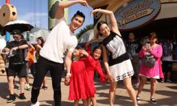 Sao nữ gốc Việt đưa hai con gái đi chơi cùng bồ trẻ kém 12 tuổi