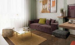 Bài trí nội thất tuyệt vời của căn hộ 28 m2 