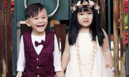 Bé Jacky Minh Trí biểu cảm siêu đáng yêu bên 'bạn gái'