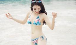Hoa hậu Kỳ Duyên khoe body 'mướt mắt' trên biển