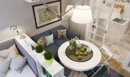 Thiết kế nội thất đẹp của căn hộ 25 m2