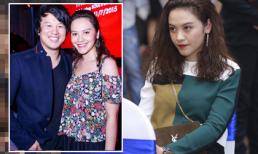 Vợ Thanh Bùi liên tục dùng túi xách che bụng bầu 5 tháng