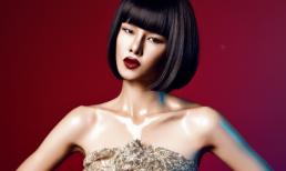 Đỗ Hà next top đẹp hút hồn với váy cúp ngực