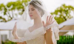 Á hậu Trà Giang diện áo cưới sau tin đồn mang bầu