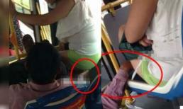 Mặc quần ngắn, cô gái bị gã bệnh hoạn sàm sỡ trên xe buýt