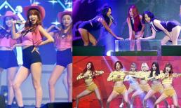 Thời trang 'trên kín bưng - dưới hở tưng bừng' của các nhóm Hàn