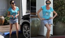  'Thảm họa thẩm mỹ' Janice Dickinson lộ da nhăn nhúm và thân hình gầy trơ xương