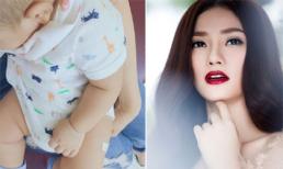 Thu Thủy bất ngờ khoe ảnh con trai đầu lòng