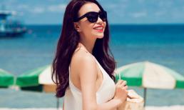 Trà Ngọc Hằng diện váy ngủ dạo biển thiên đường Thái Lan